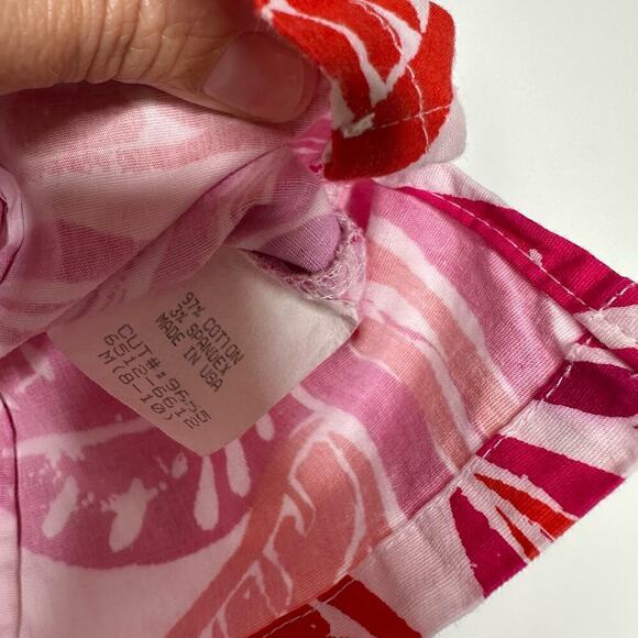 Marimekko Girls Leaf Tank Top Pink Size Medium - Picture 4 of 4